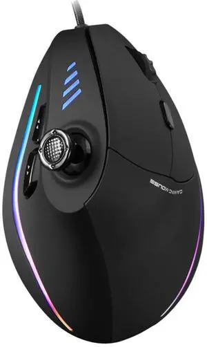 Zelotes C-18 11 Buttons USaB Wired 10000DPI RGB Optical Gaming Vertical Mouse New 2025 High for Reliable Electronic Component, Precision, Stable Performance