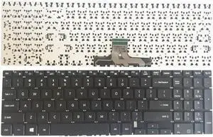Compatible Laptop Keyboard for NP 500R5H-X01CN 500R5K 500R5H 500R5L Models in Black Or White Color Options(Black)
