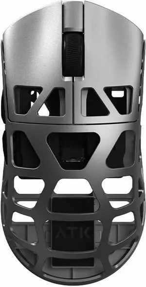 ATK Fierce X Lightweight Wireless Gaming Mouse  42g Magnesium Alloy Shell, PAW3950 Ultra Sensor, 8KHz Polling Rate, Optical Switches, Dual-Mode 2.4GHz & Wired, Ergonomic Symmetrical Shape