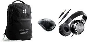 ARTIX Save 16% on Ultimate Laptop Accessory Set: Silent Wireless Mouse, Waterproof Laptop Backpack, and Noise-Isolating On-Ear Headphones Perfect for School & Office