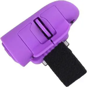 2.4G Wireless Finger Mouse Wireless Optical Pen Mouse for Laptop for PC Notebook Computer (3 Pieces) Black 603030MM (Purple 60 * 30 * 30MM)
