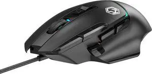 Gaming Mouse, Wired Gaming Mouse, with Macro Programming RGB Backlight and Ergonomic Design, is Suitable for Computer Gamers,Black