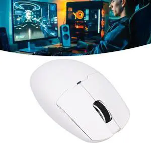 GOWENIC Gaming Mouse, Wired 2.4G Bluetooth 3 Modes Gaming Mouse, 400 800 1600 3200 6400 26000 DPI Adjustable Office Mouse, 6D Super Lightweight Rechargeable Mouse for, GOWENICwb0vgtcsr6