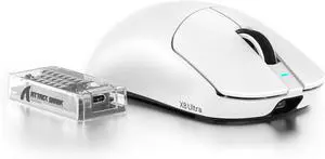 x Attack SHRAK X8ULTRA Wireless Gaming Mouse with 42000 DPI,3950MAX Sensor,55g Lightweight Mouse with 8K Hz Polling Rate,Nordic52840,Tri-Mode 2.4Ghz/Type-C/BT5.0 for PC/Mac/Linux(White)