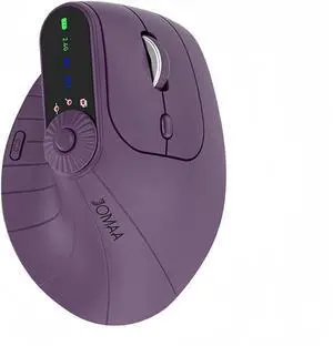 Dan Dan Ergonomic Vertical Wireless Mouse with 57° Natural Handshake Posture, Rechargeable, 2.4G & Bluetooth 5.2 Connectivity, Multi-Device Support, Adjustable DPI, 500mAh Battery (C) Dan Dan Ergonomic Vertical Wireless Mouse with 57° Natural Handshake Posture, Rechargeable, 2.4G & Bluetooth 5.2 Connectivity, Multi-Device Support, Adjustable DPI, 500mAh Battery (C)