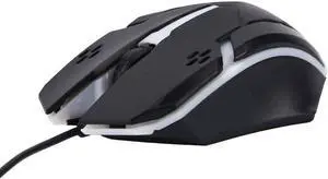 E-Sports Gaming Mouse, Mechanical Mouse, Colorful RGB Light, 1600dpi, Ergonomic