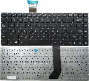 US Laptop Keyboard Compatible with S46 S46CM S46CA S46CB S46C K46 K46CA K46CB K46CM S405C AK46 A46C A46CB A46CM R405C E46C No Frame