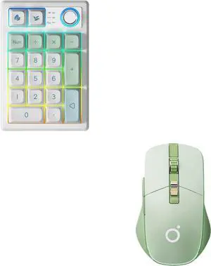 Tri-Mode Gasket Creamy Mechanical Numpad with Tri-Mode Gaming Mouse