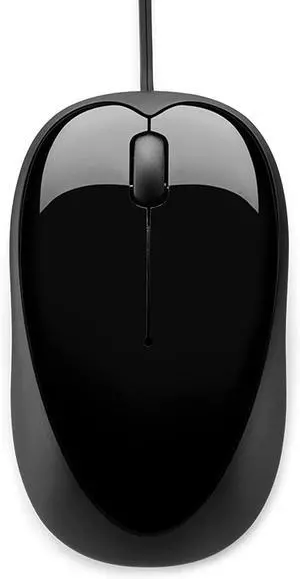 USB Mouse with 3 Handy Buttons, Fast-Moving Scroll Wheel and Optical Sensor Works on Most Surfaces