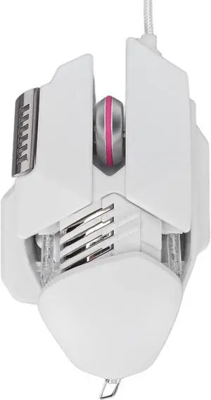 Wired Gaming Mouse with RGB Lighting, 6 Macro Programmable, Telescopic Adjustment, and Water Cooled Design for Professional Gamers