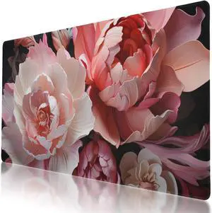 Stitched Edge, Non-Slip Rubber Base Carefully depicted Printed Mouse Pad 35.5 x 16 Inch, Ideal for Gamers & Office Work