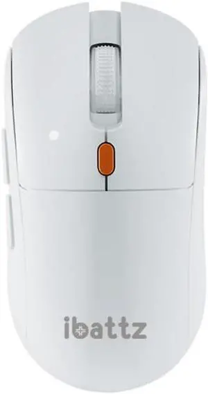 Intelligent 3-Mode Mouse, 2.4G, Bluetooth, Wired Connection (White)