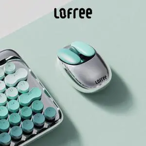 Bluetooth Wireless Mouse  3600 DPI, Silent Click, Dual Mode (Bluetooth/2.4G), Magnetic Nail Customization, Electroplated Design, for Mac/Windows/Android