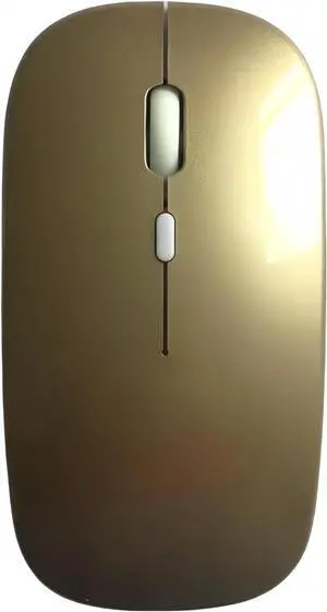 CherryBlossoms Wireless Mouse, Silent Click, Plug and Use, Stylish Shell with Smooth Lines, Suitable for Office and Business Occasions - Gold