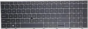 Laptop Keyboard for HP ZBook Fury 15 G7 ZBook Fury 15 G8 M17094-001 with Backlit United States US Black
