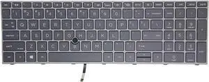 Laptop Keyboard for HP ZBook Fury 17 G7 ZBook Fury 17 G8 M20128-001 with Backlit United States US Black