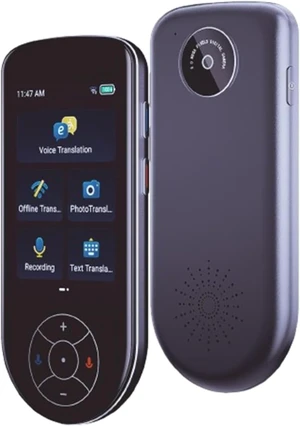 Language Translator Device, No WiFi Needed, Two-Way Instant for 137 Languages, Online/Offline, Silver Black Language Translator Device, No WiFi Needed, Two-Way Instant for 137 Languages, Online/Offline, Silver Black