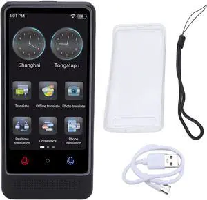 Portable Language Translator Device with 138 Languages, Two - Way AI Voice Translator for Voice/Text/Offline/Photo Translation, Standy 7 Days for Business Learning Travel