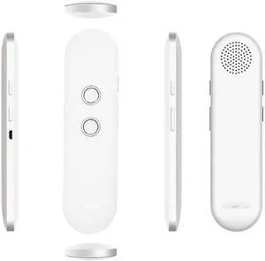 Portable Smart Voice Language Translator T4 Instant Two Way Voice Translator 42 Languages Translation for Business Travel (Color : Blue) Hello Yearn for Vision (White)