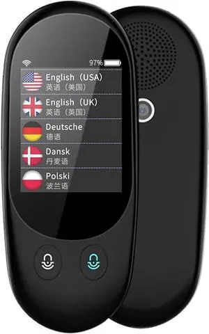 Smart Instant Language Translator Photo Scanning Translator 2.4 Inch Touch Screen WiFi Support Offline Portable Multi-Language Translation,A(B)