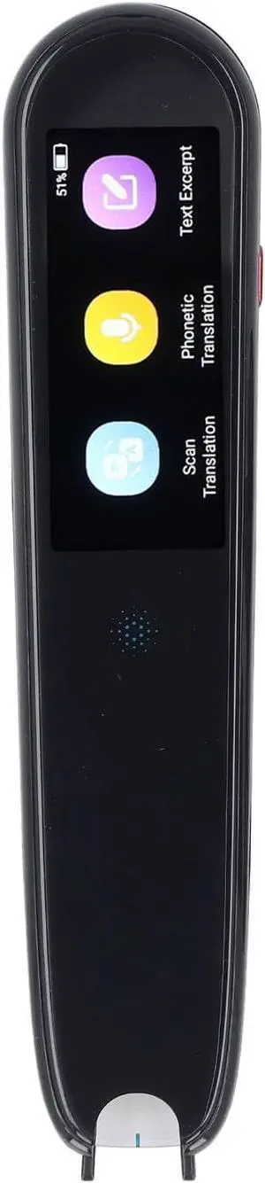Language Translator Device Scan Translation Pen with HD Touchscreen, Wi Fi Connection, and AI Technology for Travel Study Work, True Clear Speaker Effects, Ergonomic Design