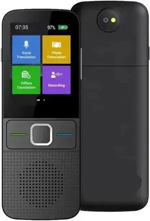 Language Translator Device, 1 PCS Smart Voice T10 Translator Machine 137 Multi Languages in Real Time Online Instant Off Line Translation AI Learning Conversion for Business,Study & Travel