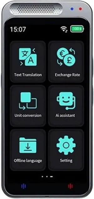 Language Translator Device, Voice Translator Device 138 Languages Real-time Recording Translation ligent Talking Translate Electronic Equipment for Business Learning Travel