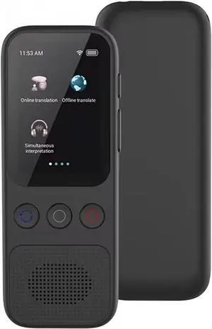 Language Translator Device, AI Translation Device Real-Time Smart Voice Photo Translator 138 Languages 18 Offline Portable Text Voice Translating for Business Learning Travel
