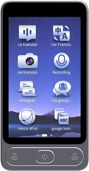 Language Translator Device:142 Languages Portable Voice Translator with Offline Text Photo Translation and Recording