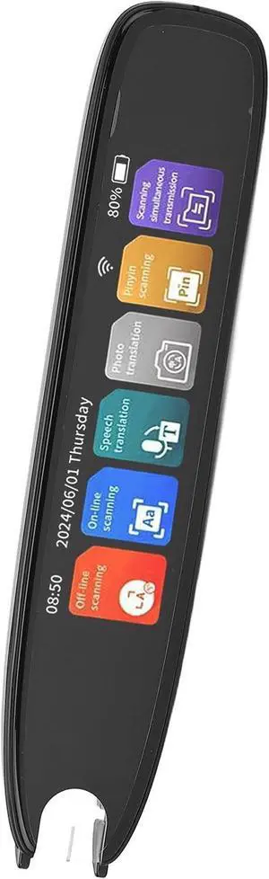 Reading Pen 3.7in Touchsn Quick Response Portable Reader Pen Language Translator for Travel Work Study