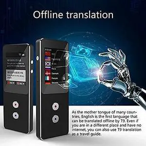 Portable AI Smart Voice Translator Traductor De Idiomas En Tiempo Real 45 Language Instant Translator Photo Offline Translation,