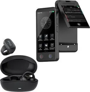 Z50S Translation Earbuds Real Time, Dual Screen Language Translator Device, 139 Languages Online