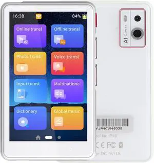 Language Translator Device, 4in Simultaneous Interpretation Device, 135 Languages Online 14 Offline 59 Photo Portable Instant Translator for Travel Business