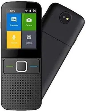 Portable Language Translator Device, 137 Languages Mini Smart WiFi Voice Translator with 2.4 Inch Touch Screen, Voice/Text/Recording Needed Efficency Needed Hopeful