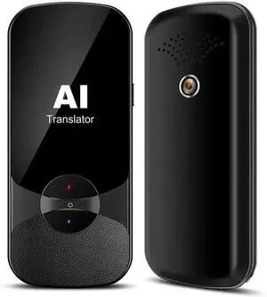 4G WiFi Touch Screen Portable Mobile Smart Language Voice Translator Supports 106 Languages,Black Needed Happy Gift