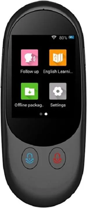 Language Translator Device, Smart Instant Voice Translator F1A Translation Support 119 Real Time Multi-Languages Portable Translate Machine Device for Business,Study & Travel
