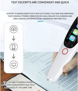 134 Languages Translation Pen Portable Scan Translation Pen Instant Text Scanning Reading Translator Device Reading Pen