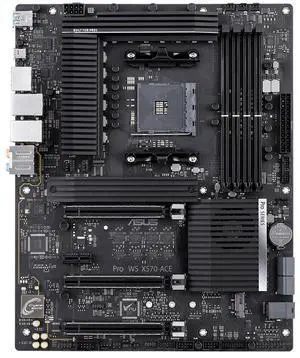 ASUS Pro WS X570-ACE AM4 ATX AMD Motherboard AMD AM4 X570 ATX Workstation motherboard with 3 PCIe 4.0 x16, ASUS Pro WS X570-ACE AM4 ATX AMD Motherboard AMD AM4 X570 ATX Workstation motherboard with 3 PCIe 4.0 x16,