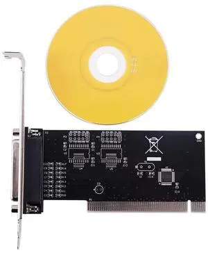 Expansion Card Adapter 25 Pin Pci to Db25 Printer Port Controller Card