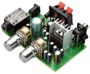 20Wx2 DC12V PA-2005 2.0 channel low power amplifier board mini microphone amplifier board