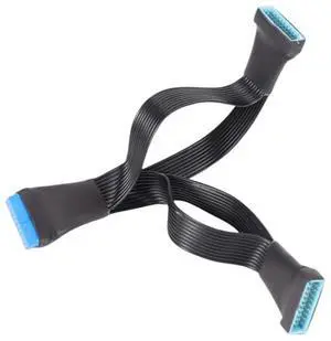 Motherboard USB3.0 19n 20n 19-pin 20-pin 1 to 2 power extension cable 12CM Motherboard USB3.0 19n 20n 19-pin 20-pin 1 to 2 power extension cable 12CM