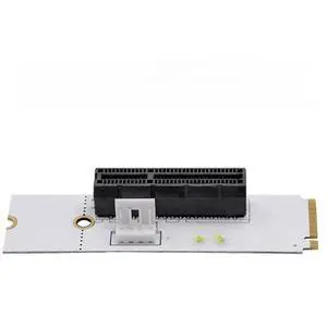 M.2 to PCI-e 1X 4X adapter card to 4X signal M.2 with light adapter card with 4-pin power cable M.2 to PCI-e 1X 4X adapter card to 4X signal M.2 with light adapter card with 4-pin power cable