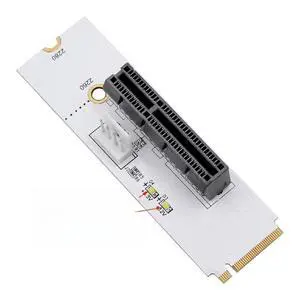 M.2 to PCI-e 1X 4X adapter card to 4X signal M.2 with light adapter card with 4-pin power cable M.2 to PCI-e 1X 4X adapter card to 4X signal M.2 with light adapter card with 4-pin power cable