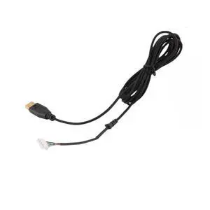 USB mouse cable for 2013 about 2.1 meters 5 wire 5 pin black gold plated replacement gaming mouse USB mouse cable for 2013 about 2.1 meters 5 wire 5 pin black gold plated replacement gaming mouse