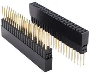 2X20 pin stacking header for A+/Mo B+/2/3/4 (5 pack) 2X20 pin stacking header for A+/Mo B+/2/3/4 (5 pack)