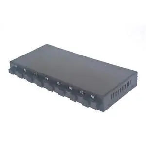 Gigabit Fiber Switch 8-port SC 2-port 1000M RJ45 Gigabit Ethernet Switch Media Converter 5V3A B EU Plug
