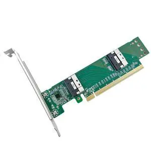 Adapter Card PCI X16 to 2 Ports SFF-8654 8I Adapter Multi-Function Portable Adapter Card