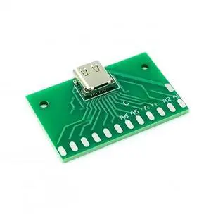 TYPE-C Female Head Test Board USB 3.1 Connector adapter board with PCB board 24P base to measure current conduction