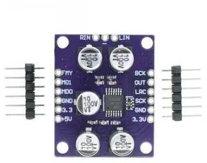 PCM1808 105dB SNR Audio Stereo ADC Single-Ended Analog-Input Decoder 24bit Amplifier Board Player Module