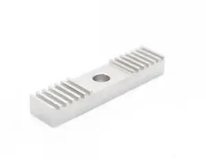 5pcs/lot Reprap DIY Timing Belt Fixing Piece Aluminum Alloy Tooth pitch 2mm Clamp Fixed Clip 9*40mm CNC 3 D-Printer parts
